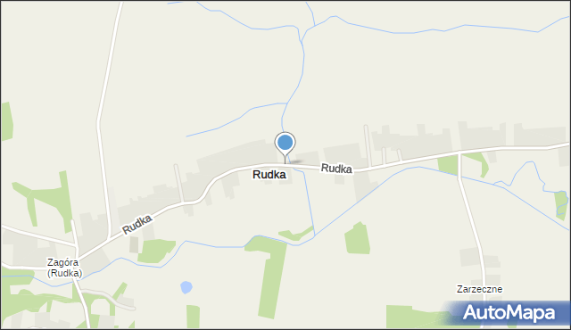 Rudka gmina Sieniawa, Rudka, mapa Rudka gmina Sieniawa