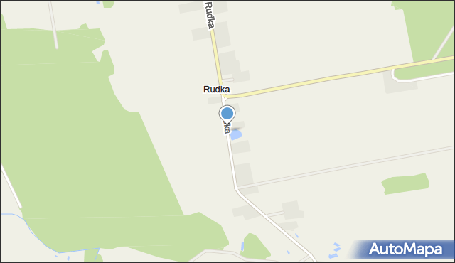 Rudka gmina Stara Kornica, Rudka, mapa Rudka gmina Stara Kornica