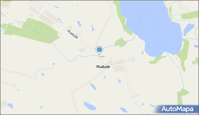 Rudusk, Rudusk, mapa Rudusk