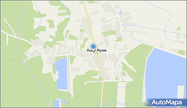 Rudy-Rysie, Rudy-Rysie, mapa Rudy-Rysie