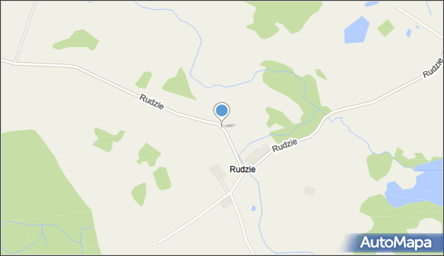 Rudzie, Rudzie, mapa Rudzie