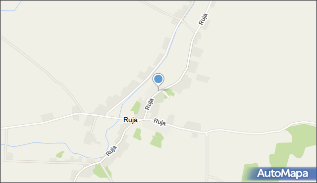 Ruja, Ruja, mapa Ruja