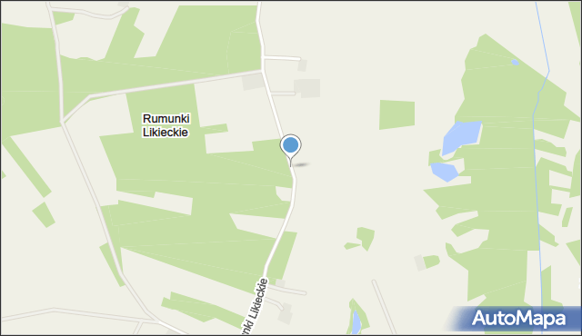 Rumunki Likieckie, Rumunki Likieckie, mapa Rumunki Likieckie