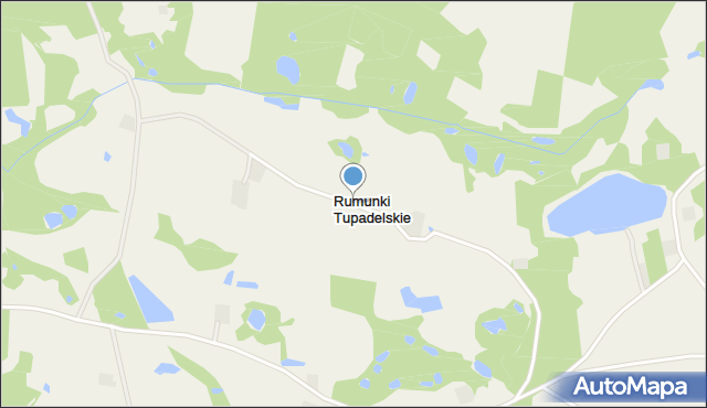 Rumunki Tupadelskie, Rumunki Tupadelskie, mapa Rumunki Tupadelskie