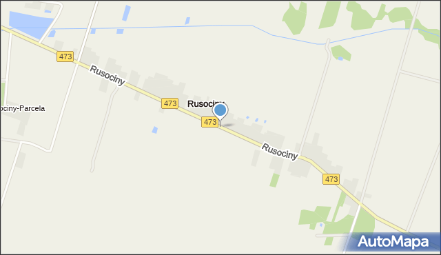 Rusociny, Rusociny, mapa Rusociny