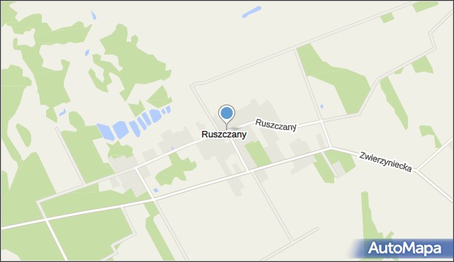 Ruszczany, Ruszczany, mapa Ruszczany