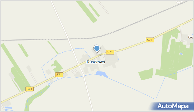 Ruszkowo gmina Nasielsk, Ruszkowo, mapa Ruszkowo gmina Nasielsk