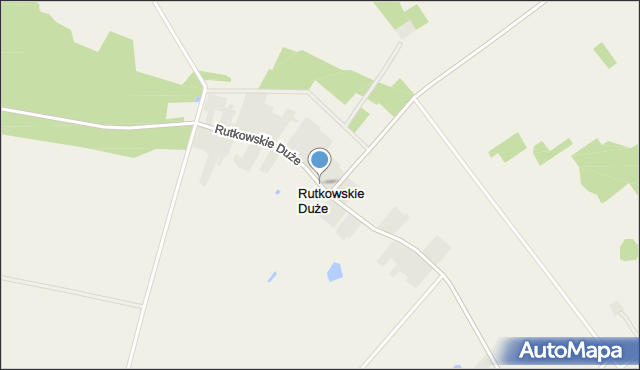 Rutkowskie Duże, Rutkowskie Duże, mapa Rutkowskie Duże