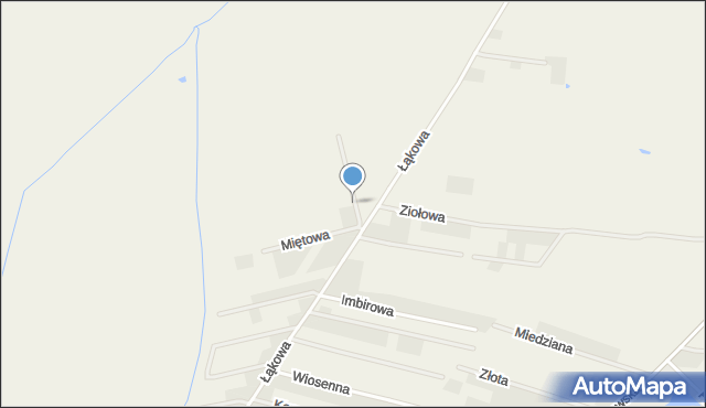 Skowarcz, Rumiankowa, mapa Skowarcz