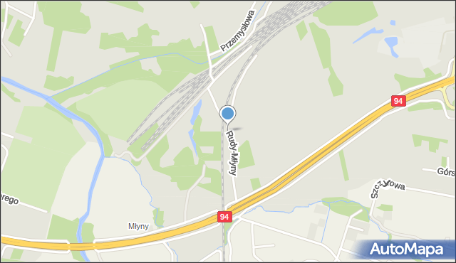 Tarnów, Rudy-Młyny, mapa Tarnów