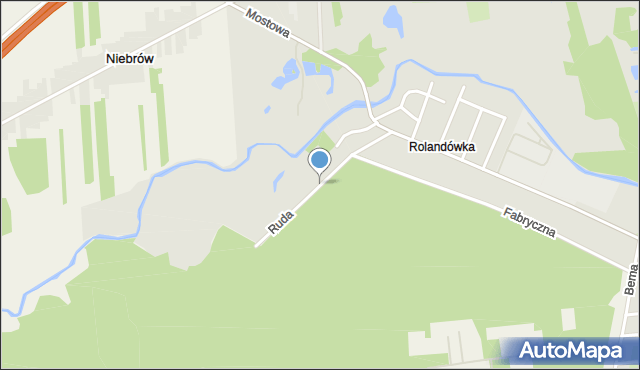 Tomaszów Mazowiecki, Ruda, mapa Tomaszów Mazowiecki