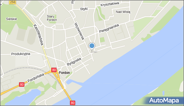 Bydgoszcz, Rynek, mapa Bydgoszczy