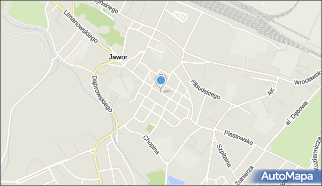 Jawor, Rynek, mapa Jawor