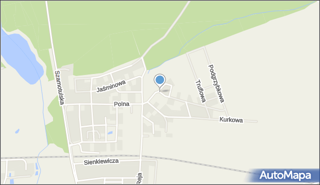 Kaźmierz, Rydzowa, mapa Kaźmierz