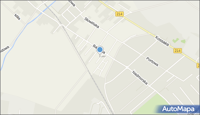 Nowa Wieś Lęborska, Rybaków, mapa Nowa Wieś Lęborska