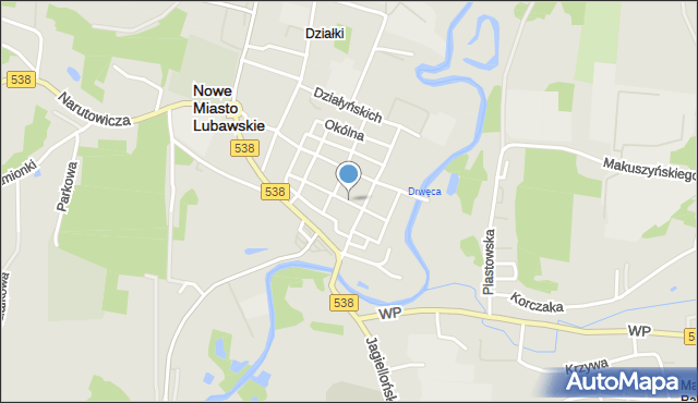 Nowe Miasto Lubawskie, Rynek, mapa Nowe Miasto Lubawskie