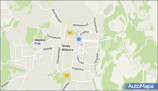 Nowy Wiśnicz, Rynek, mapa Nowy Wiśnicz