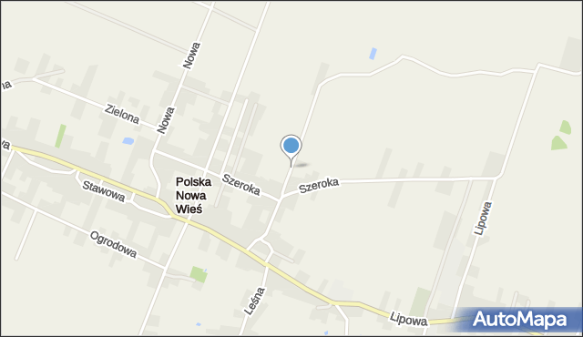 Polska Nowa Wieś, Rynkowa, mapa Polska Nowa Wieś