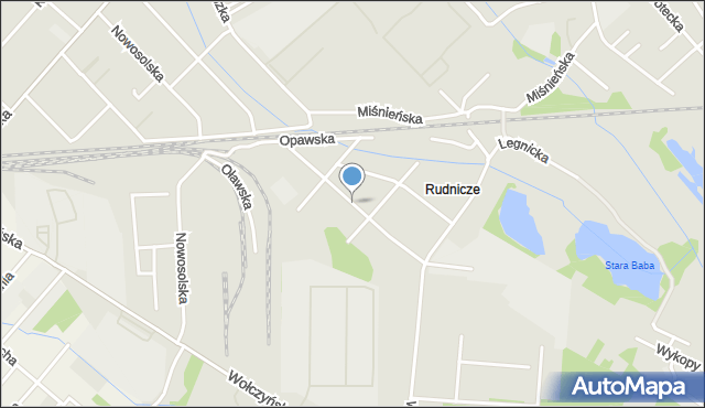 Poznań, Rybnicka, mapa Poznania