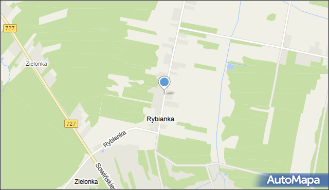 Rybianka, Rybianka, mapa Rybianka