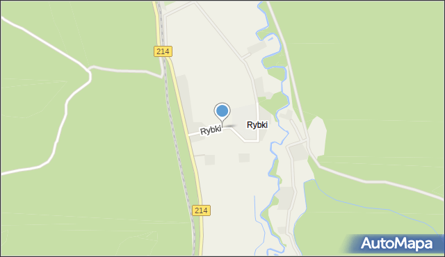 Rybki, Rybki, mapa Rybki