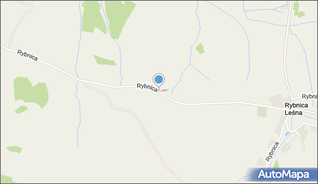 Rybnica Leśna, Rybnica Leśna, mapa Rybnica Leśna