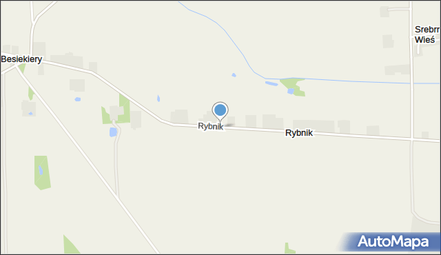 Rybnik gmina Grabów, Rybnik, mapa Rybnik gmina Grabów