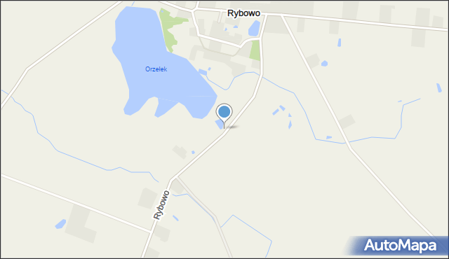 Rybowo gmina Gołańcz, Rybowo, mapa Rybowo gmina Gołańcz