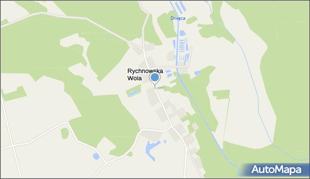 Rychnowska Wola, Rychnowska Wola, mapa Rychnowska Wola