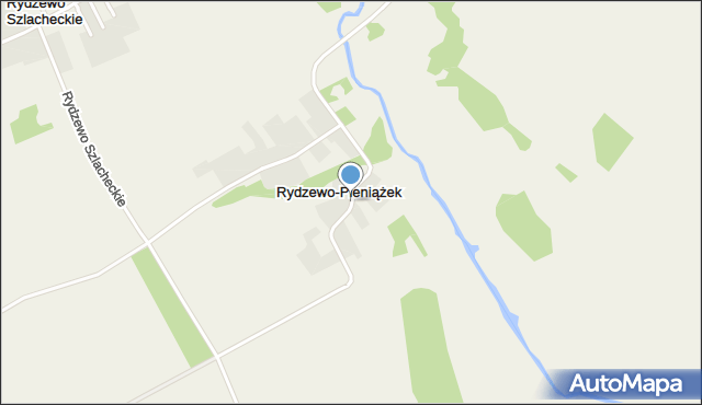 Rydzewo-Pieniążek, Rydzewo-Pieniążek, mapa Rydzewo-Pieniążek