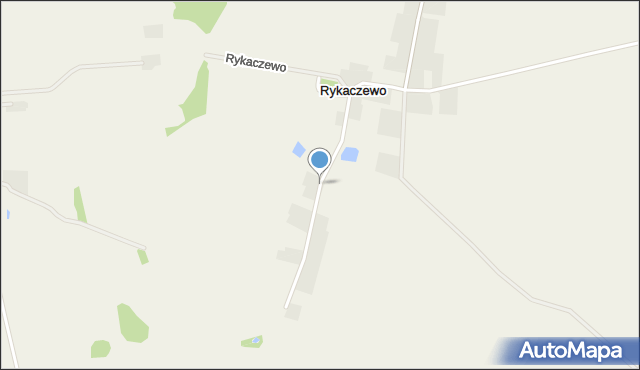 Rykaczewo gmina Ciechanów, Rykaczewo, mapa Rykaczewo gmina Ciechanów