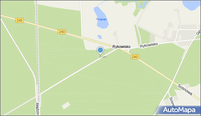 Rykowisko, Rykowisko, mapa Rykowisko