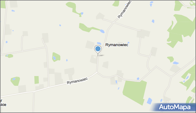 Rymanowiec, Rymanowiec, mapa Rymanowiec