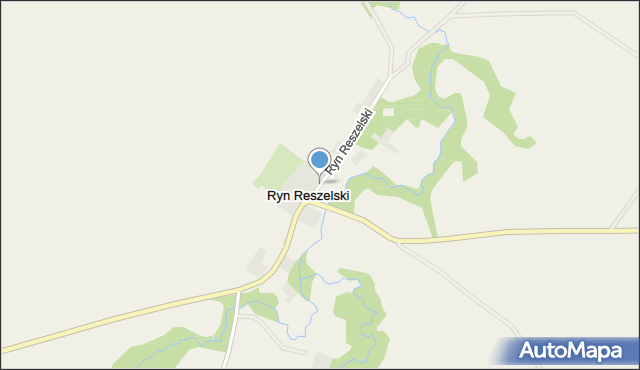 Ryn Reszelski, Ryn Reszelski, mapa Ryn Reszelski