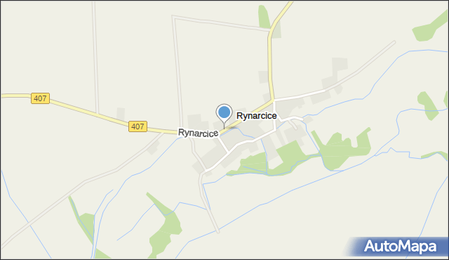 Rynarcice gmina Korfantów, Rynarcice, mapa Rynarcice gmina Korfantów