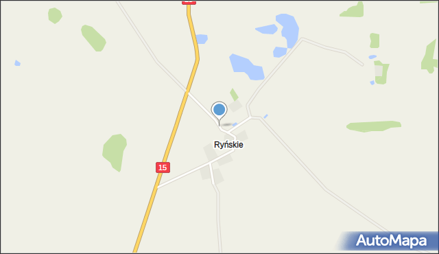 Ryńskie, Ryńskie, mapa Ryńskie