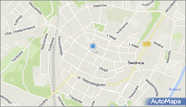 Świdnica, Rynek, mapa Świdnicy