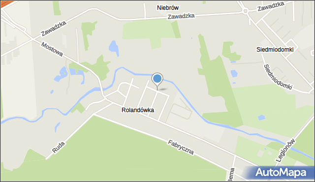 Tomaszów Mazowiecki, Rybaki, mapa Tomaszów Mazowiecki