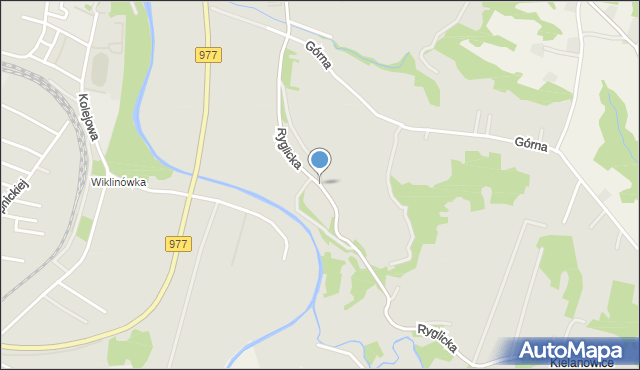 Tuchów, Ryglicka, mapa Tuchów