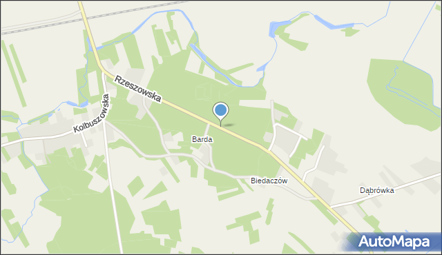 Bojanów powiat stalowowolski, Rzeszowska, mapa Bojanów powiat stalowowolski