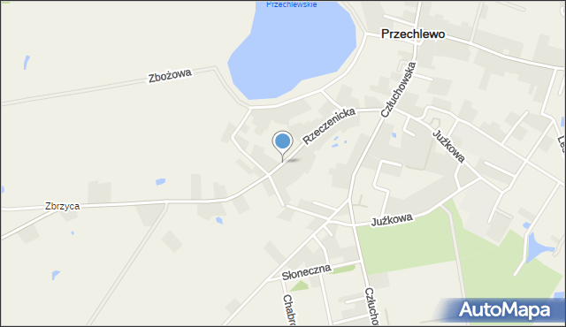 Przechlewo, Rzeczenicka, mapa Przechlewo