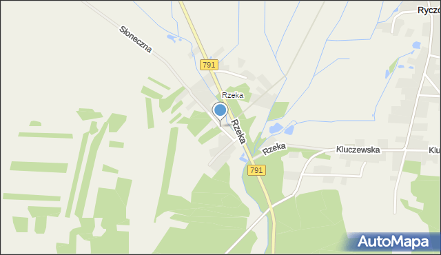 Rodaki, Rzeka, mapa Rodaki