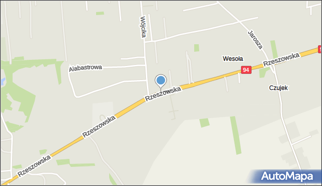 Ropczyce, Rzeszowska, mapa Ropczyce