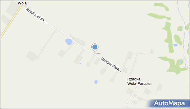 Rzadka Wola-Parcele, Rzadka Wola-Parcele, mapa Rzadka Wola-Parcele