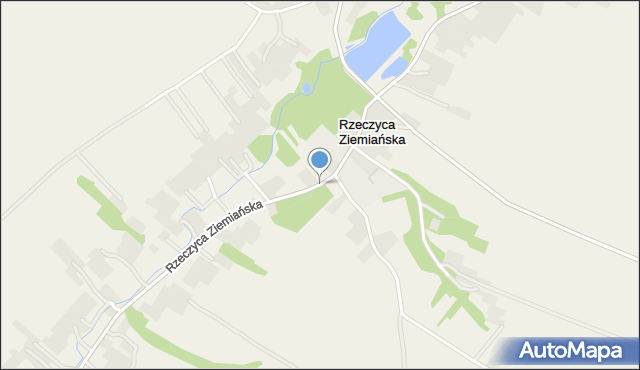 Rzeczyca Ziemiańska, Rzeczyca Ziemiańska, mapa Rzeczyca Ziemiańska