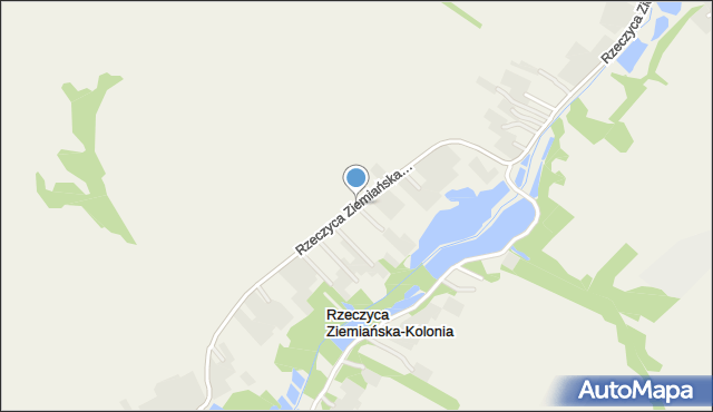 Rzeczyca Ziemiańska-Kolonia, Rzeczyca Ziemiańska-Kolonia, mapa Rzeczyca Ziemiańska-Kolonia