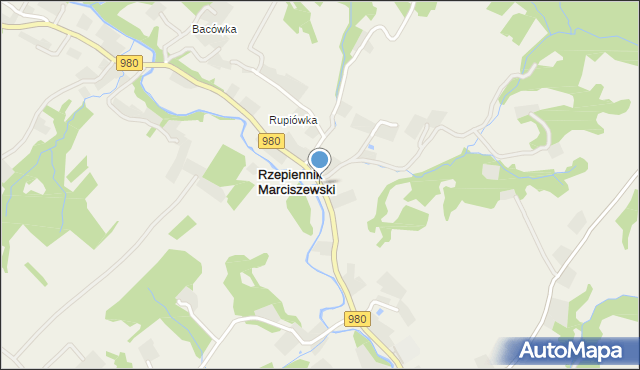 Rzepiennik Marciszewski, Rzepiennik Marciszewski, mapa Rzepiennik Marciszewski