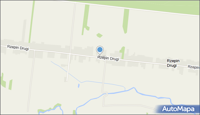 Rzepin Drugi, Rzepin Drugi, mapa Rzepin Drugi