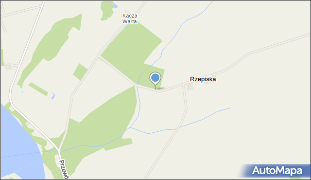 Rzepiska gmina Piotrków Kujawski, Rzepiska, mapa Rzepiska gmina Piotrków Kujawski