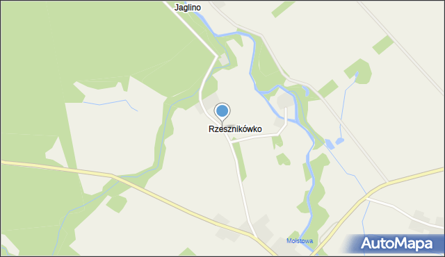 Rzesznikówko, Rzesznikówko, mapa Rzesznikówko
